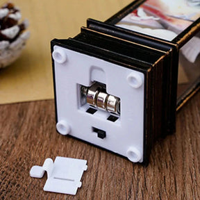 Luz Noturna Decorativa Natalina com Papai Noel e Boneco de Neve