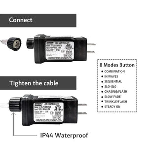 Luzes de Fadas Natalinas IP65 - Encanto e Magia em 50m